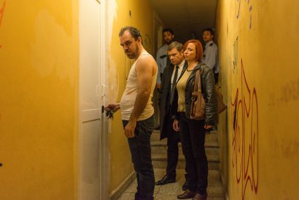 Presentación del cortometraje "Entre la sombra y la vida" en BilbaoArte samuel gibert enrique rey bilbaoarte  