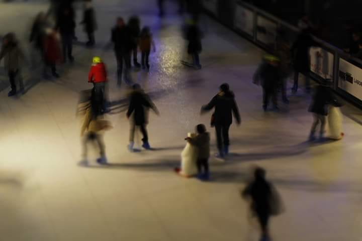 Ice skating  