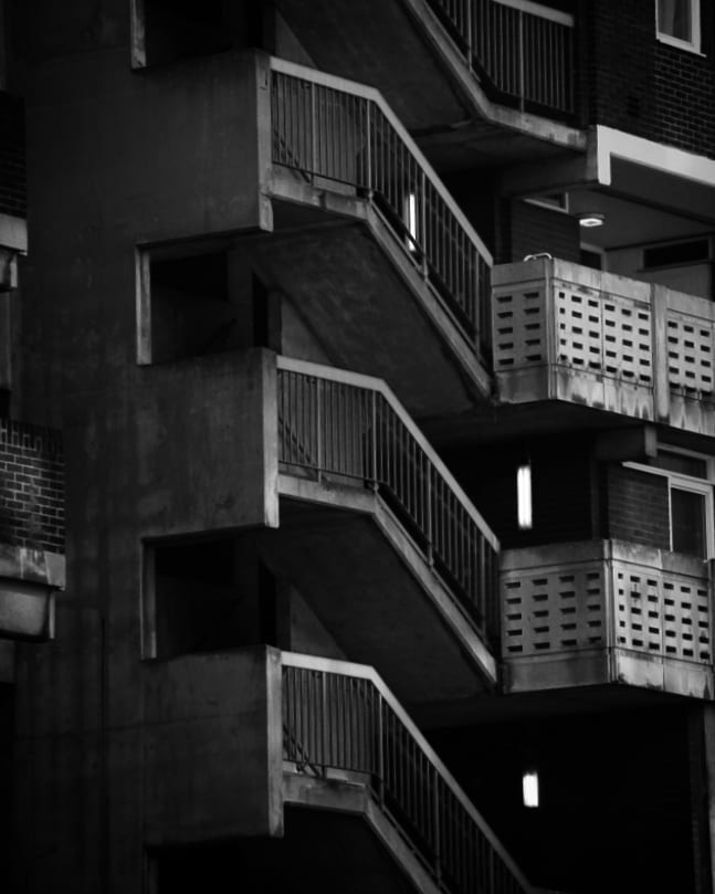 Council State housing flats  